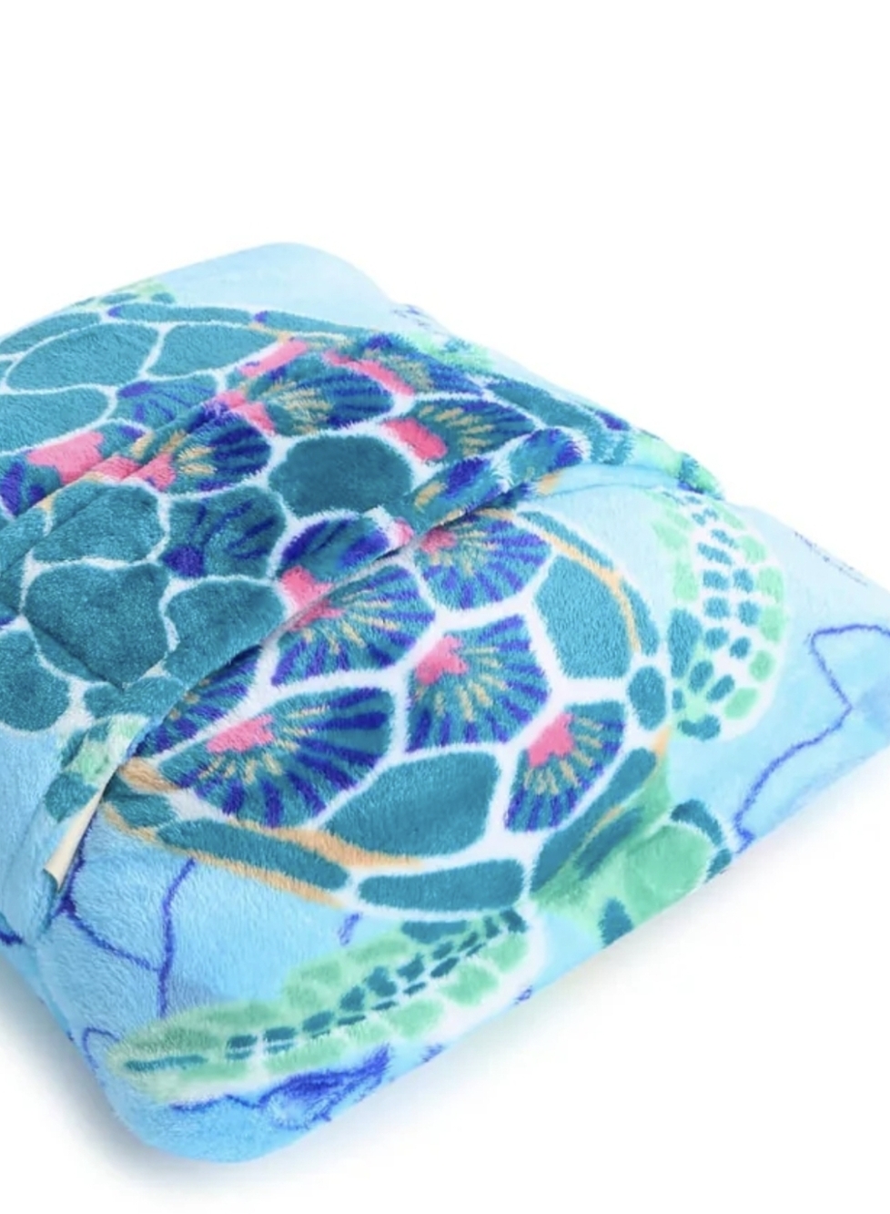 Vera Bradley Travel Blanket Sea Turtles NWT - Picture 5 of 14